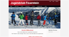 Desktop Screenshot of jugendclubfeuerstein.de
